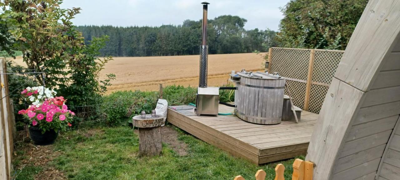 Norwell View Farm Glamping With Hot Tubs Hotel Bath Bagian luar foto